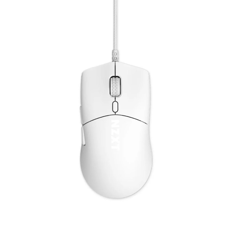 NZXT Lift 2 Symm Wired 26,000 DPI Lightweight Symmetrical Gaming Mouse - White - فأرة